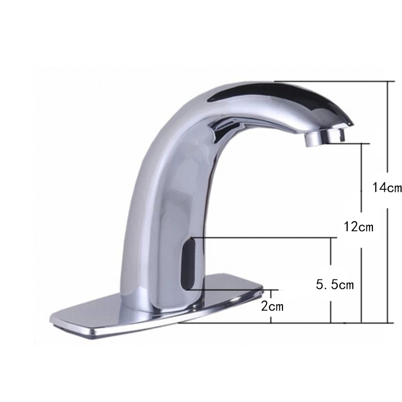 Commercial Automatic Brass Sensor Faucet Touchless Sensor Infrared Tap