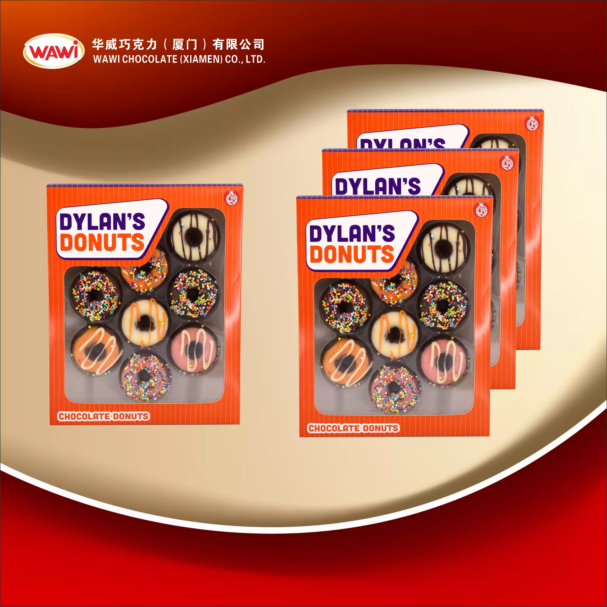135g Stocking Fillers Mini Chocolate Donuts