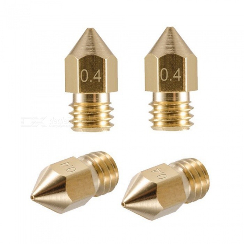 Disesuaikan Brass 3D Printer Nozzles 12.5mm * 7.5mm