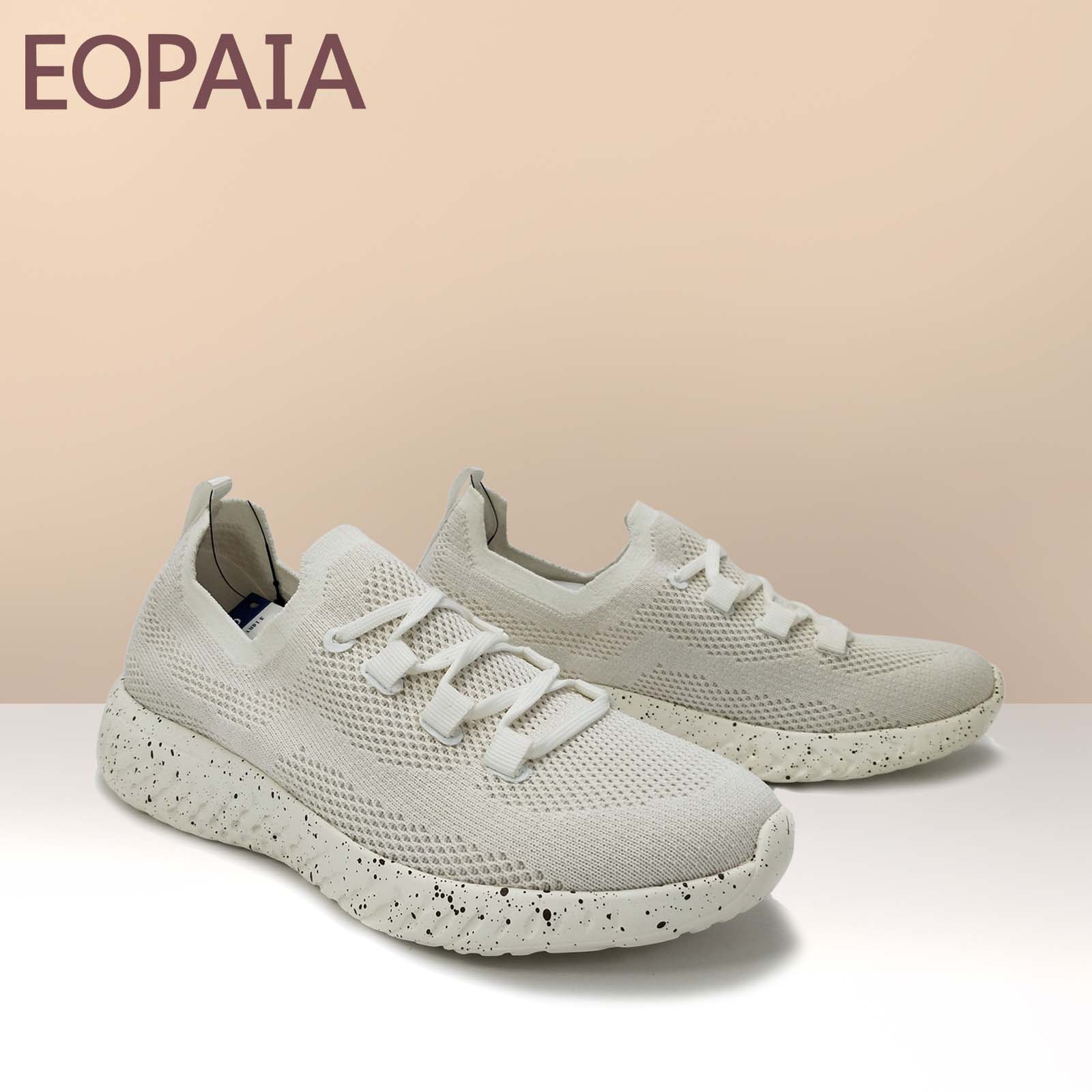 Fly-Rajut Sepatu Knit Sepatu Untuk Wanita Sepatu Olahraga Sepatu Fashion Kasual Lace-up Slip Pada Sepatu Ringan