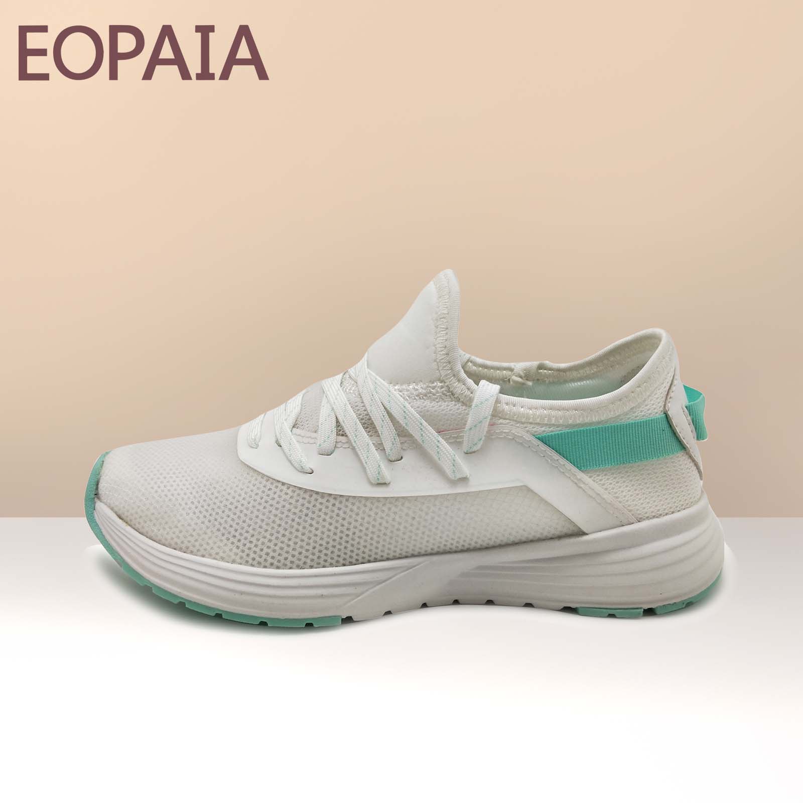 Fly-Rajut Sepatu Knit Sepatu Untuk Wanita Sepatu Olahraga Sepatu Fashion Kasual Lace-up Slip Pada Sepatu Ringan