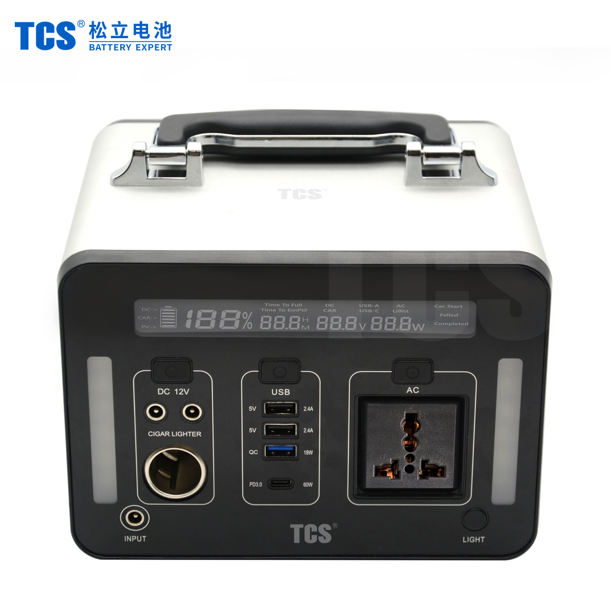 Baterai Lithium Portable Power Supply Perangkat T500 TCS Baterai