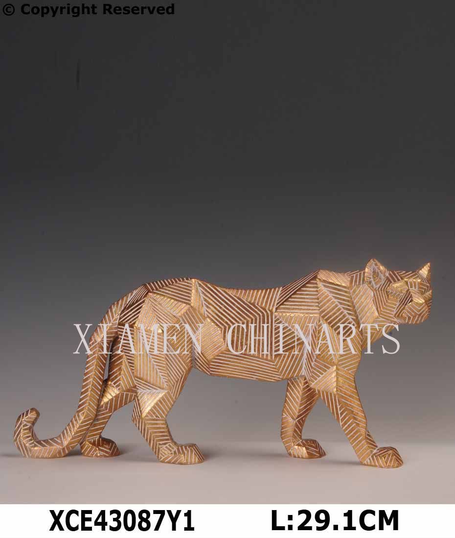 Home Deco-Resin Leopard XCE43087Y1