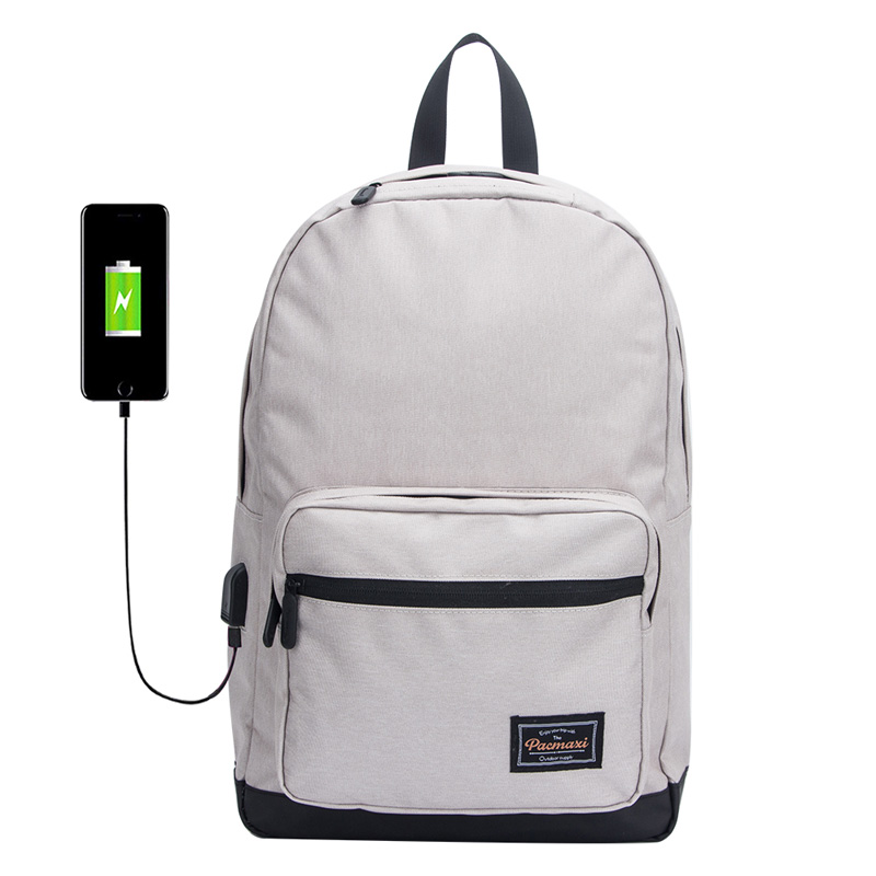 Desainer Terbaru USB Biaya Port Bergaya Laptop Backpack Bag untuk Perjalanan dan Di Luar Ruangan