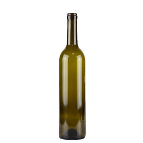 750ml botol anggur hijau antik