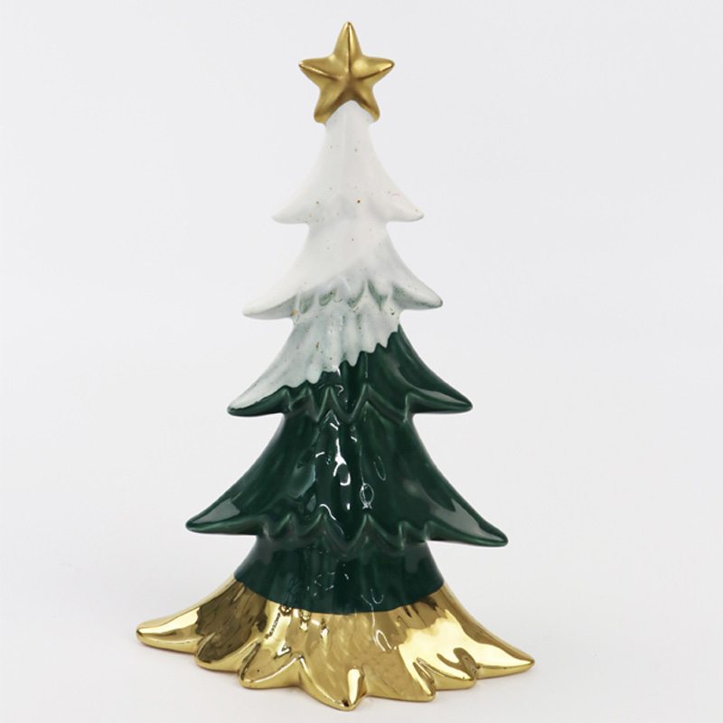 2020 keluarga dekorasi hadiah, Tabletop keramik pohon natal