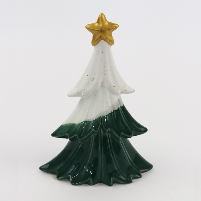 Pohon Natal Keramik Hijau