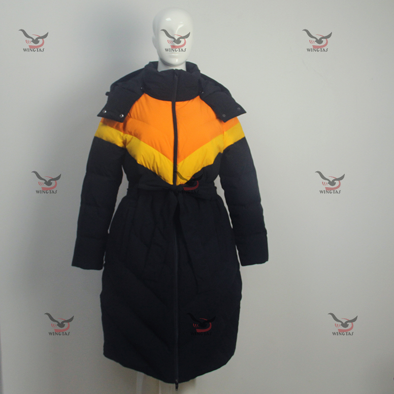 Lady Down Jacket Musim Dingin Mantel Long Jaket Desain Baru 2020 DZ-Y2007