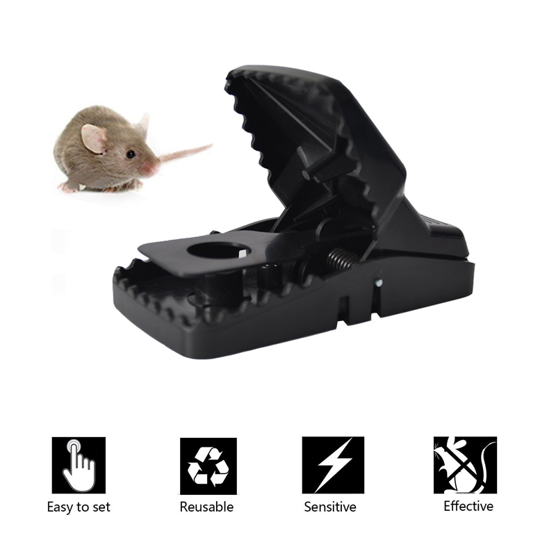 Reusable Plastic Pest Rikent Control Cepat Set Snap Mouse Tikus Killer Trap