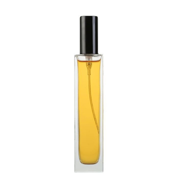 Botol parfum kaca persegi panjang dengan sprayer