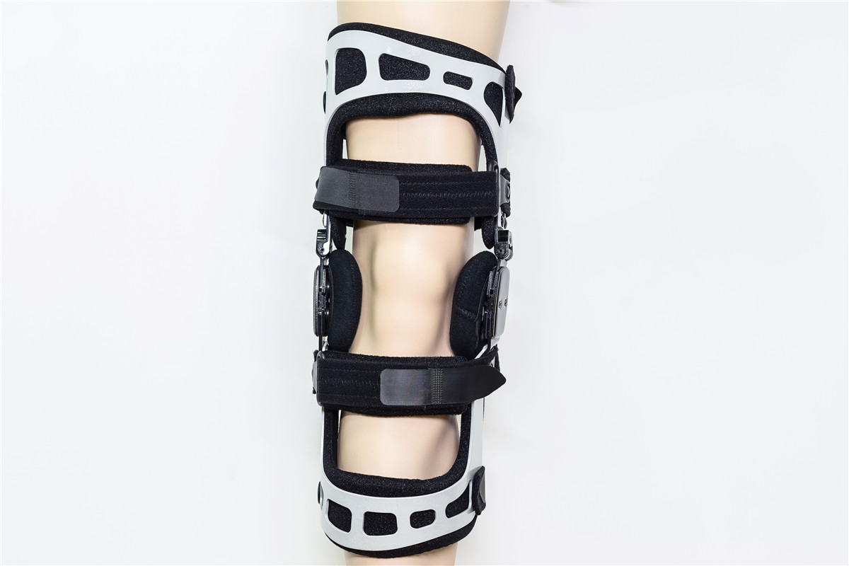 Offloading berengsel OA Knee Braces Factory untuk dukungan kaki atau perlindungan ligamen dengan shell aluminium