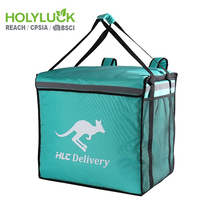 Holyluck berkualitas tinggi besar tas pengiriman makanan terisolasi cocok untuk sepeda HL-CLB801