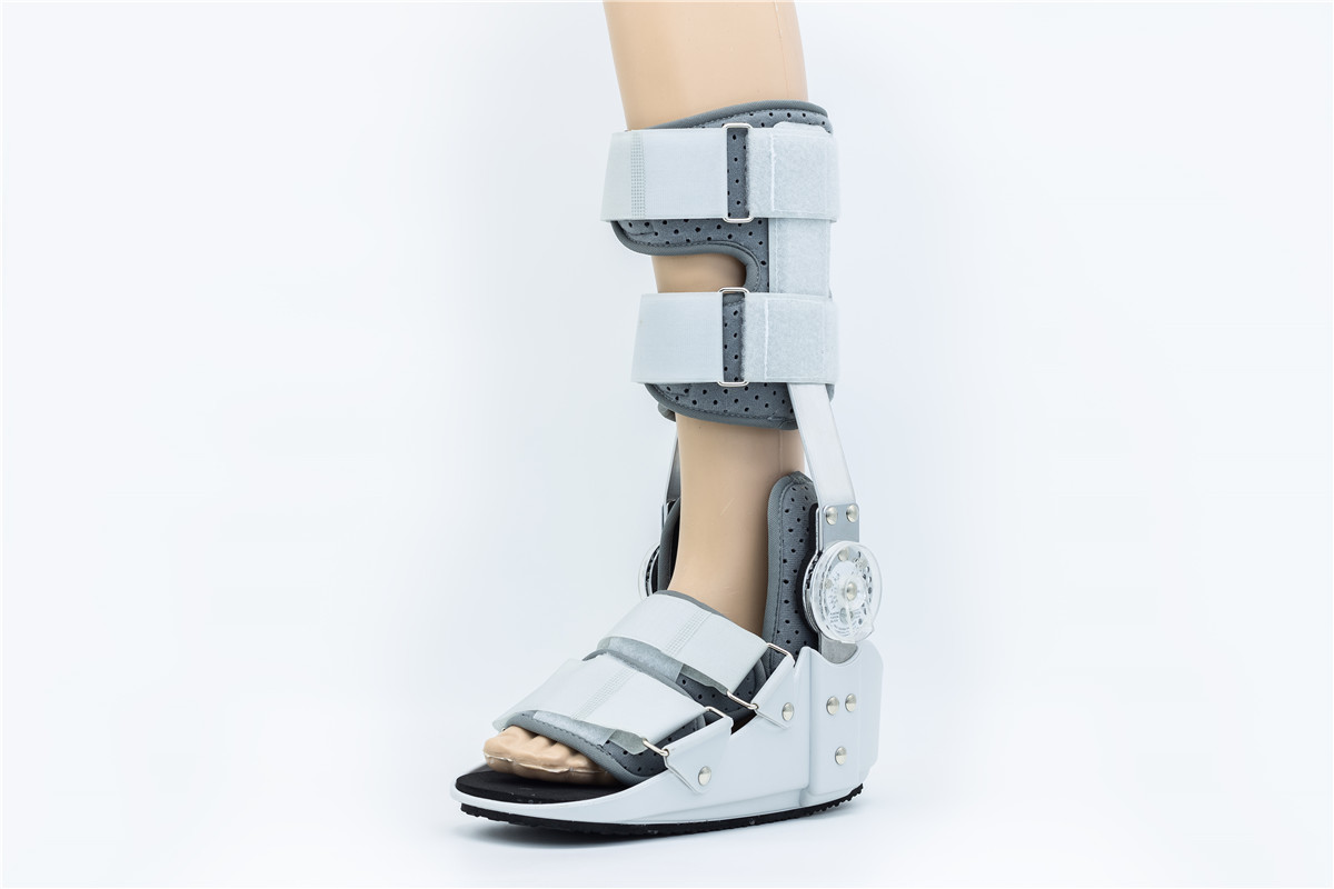 Tinggi musim panas rom walker fraktur booting brows dengan aluminium tetap dan gel pergelangan kaki