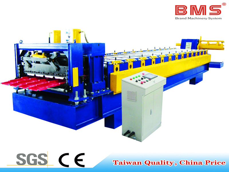 Kualitas tinggi China Harga Glazed Tile Roll Forming Machine