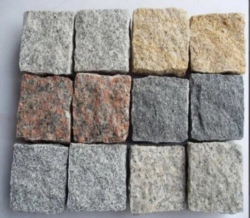 Top Kualitas Granit Alami Dipoles Paving Cube Stone Untuk Batu Lansekap