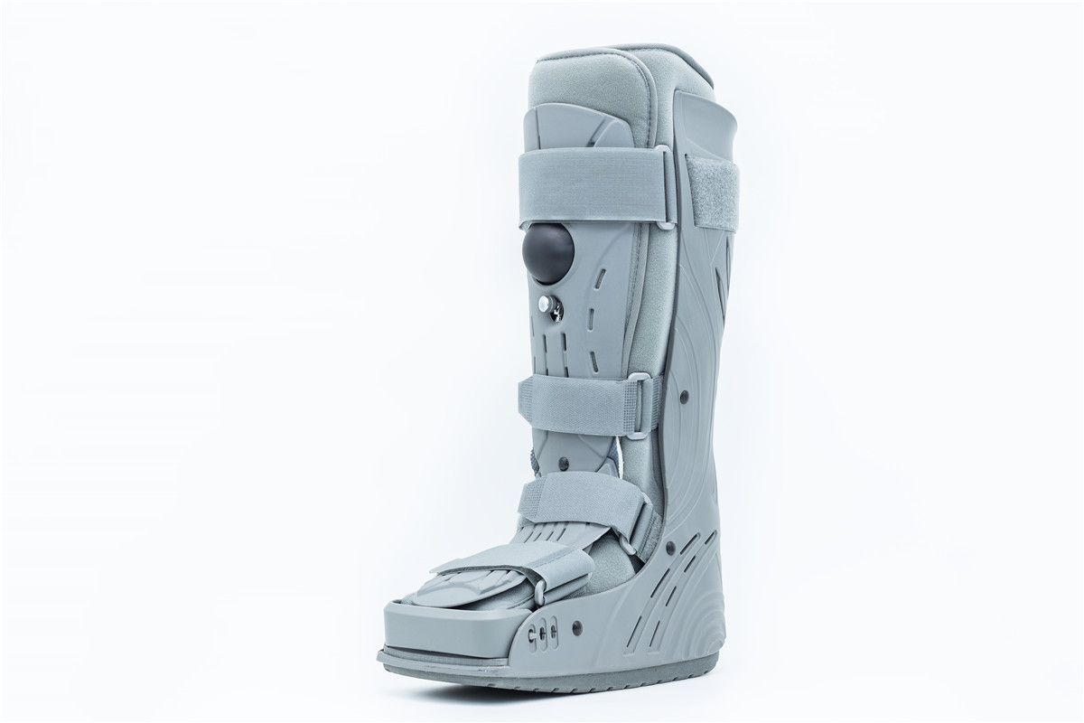 Plastik shell pneumatic walker boot braces profil tinggi untuk kaki atau pergelangan kaki fraktur