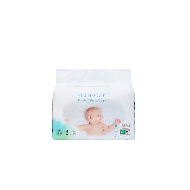 ECO BOOM Popok Bayi Pack Kecil Ukuran Hypoallergenic Lembut M