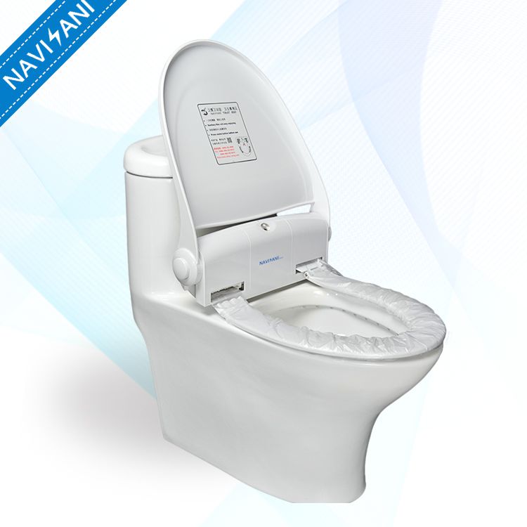 Tidak ada sentuhan otomatis kursi toilet antimikroba higienis
