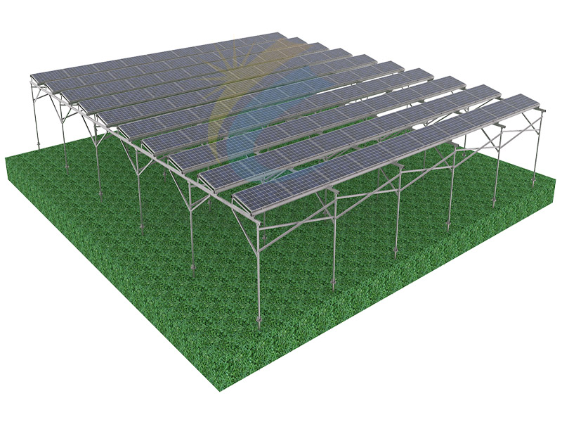 Struktur surya rumah kaca pertanian