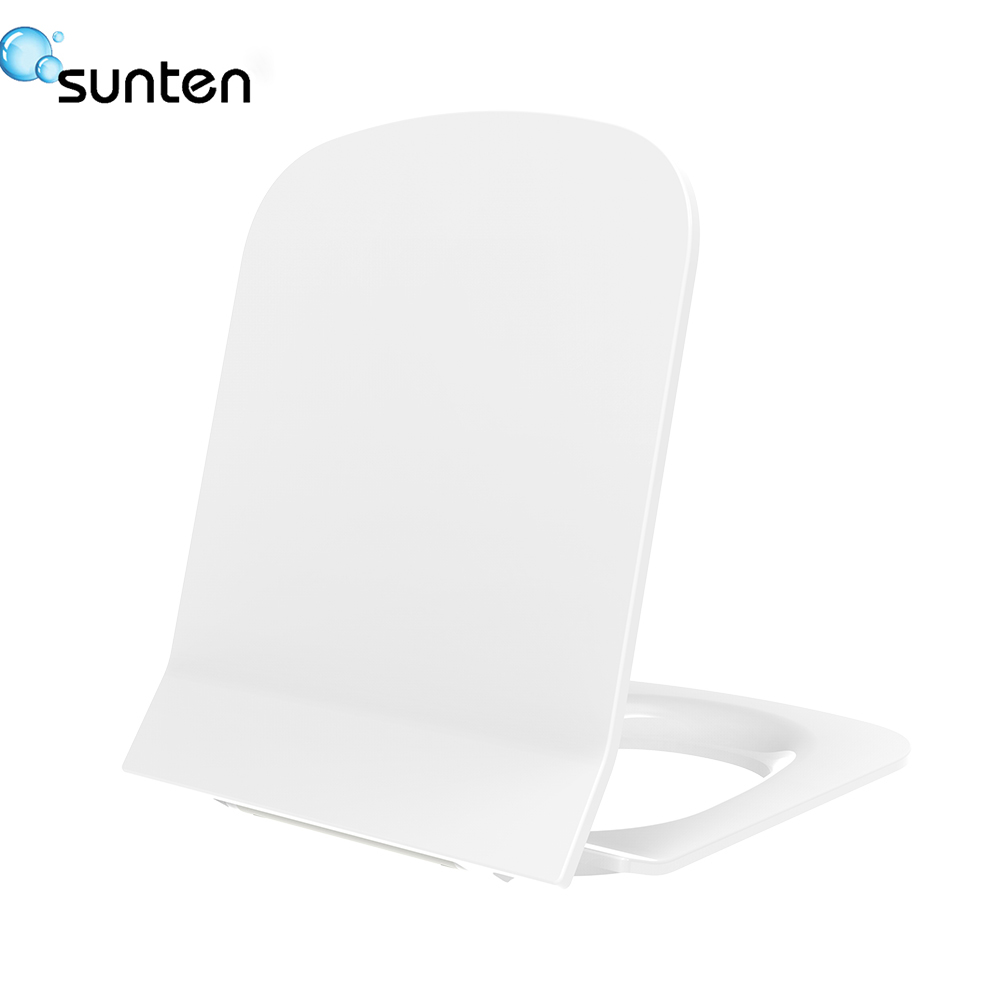 Sunten Super-Slim Toilet Seat Cover Tutup Kursi Toilet Persegi