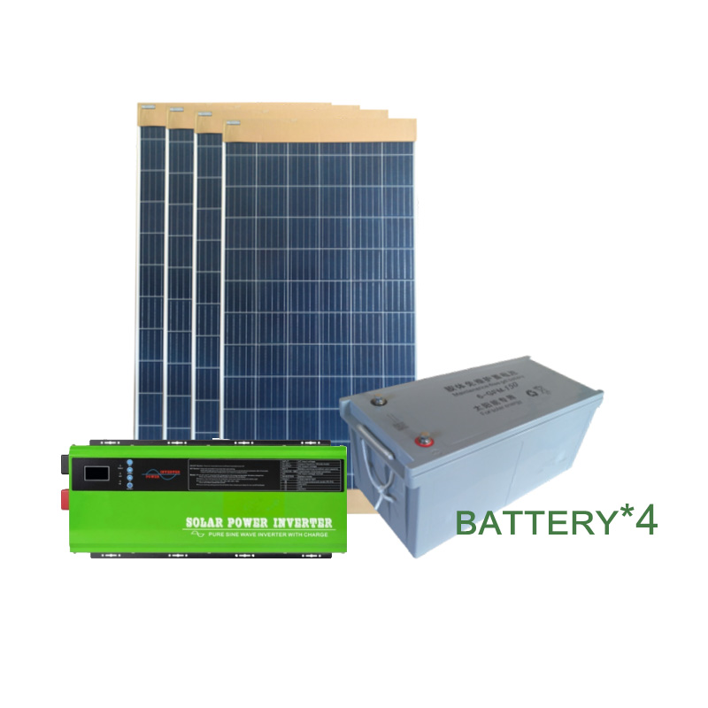 2000W 48V Rumah Tangga Off-Grid Solar Power Solution