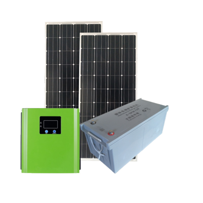 24 V 500W photovoltaik sistem tenaga surya rumah tangga