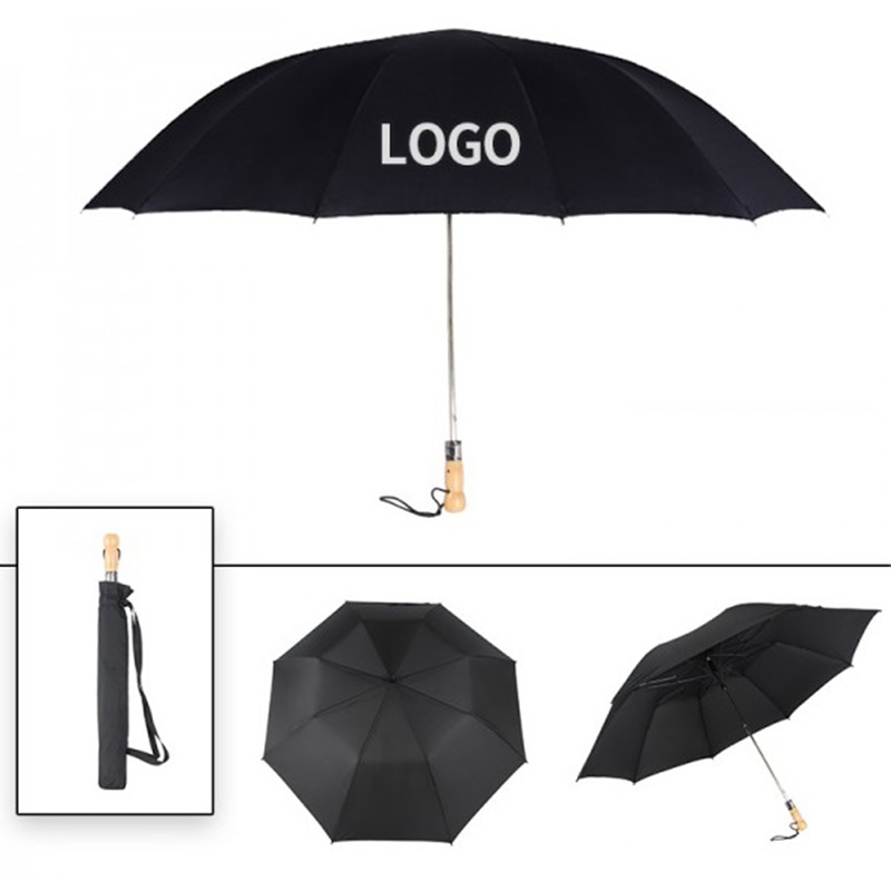 Umbrella lipat portabel otomatis tahan angin
