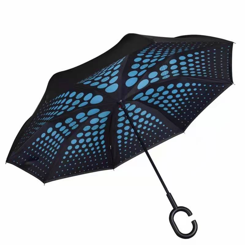 Payung lipat terbalik tahan angin