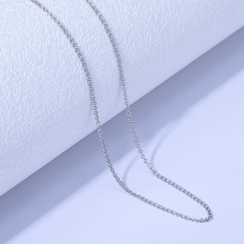 Sterling Silver Cable Chain Kalung