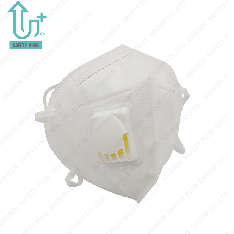 KN95 Masker Wajah Filter Partikulat Respirator Masker Debu Sertifikat Disetujui Pengait Telinga Masker Sekali Pakai