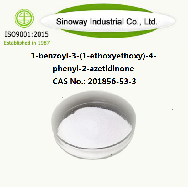 Rantai samping paclitaxel (Azelidinone) 1-benzoyl-3-(1-ethoxyethoxy)-4-phenyl-2-azetidinone 201856-53-3