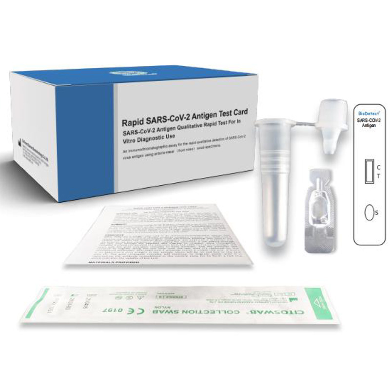 Satu Langkah Antigen Rapid Test Swab Antigen Schnelltest Saliva Test Kit Untuk Penggunaan Diagnostik In Vitro