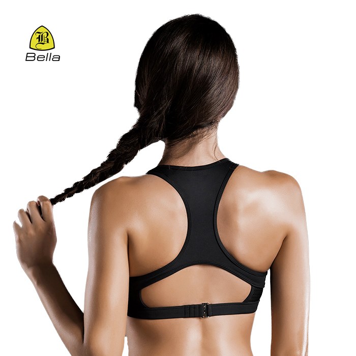 Bra olahraga kebugaran wanita punggung terbuka nyaman elastis tinggi