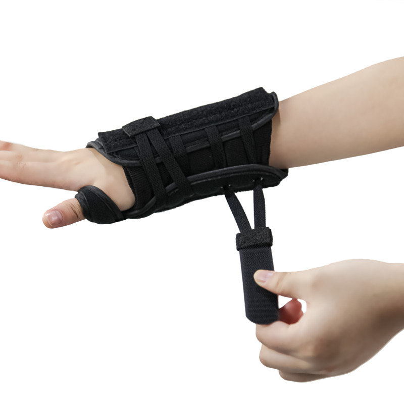 Tangan pergelangan tangan belat dan kawat gigi lengan dengan pegangan ambil dan bilah logam sudut yang dapat disesuaikan