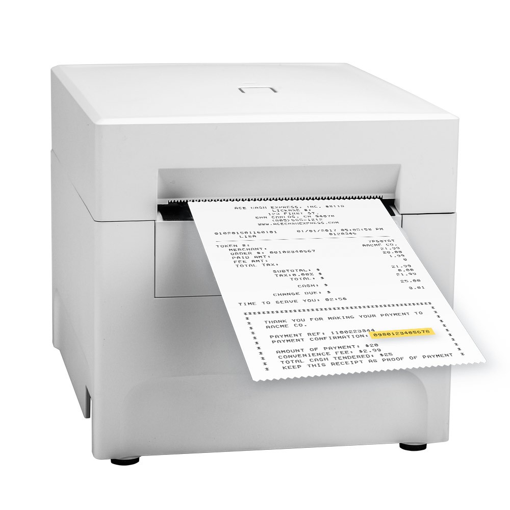 Printer Tagihan POS Desktop Penerimaan Termal Kecepatan Tinggi 3 inci Dengan Pemotong Otomatis