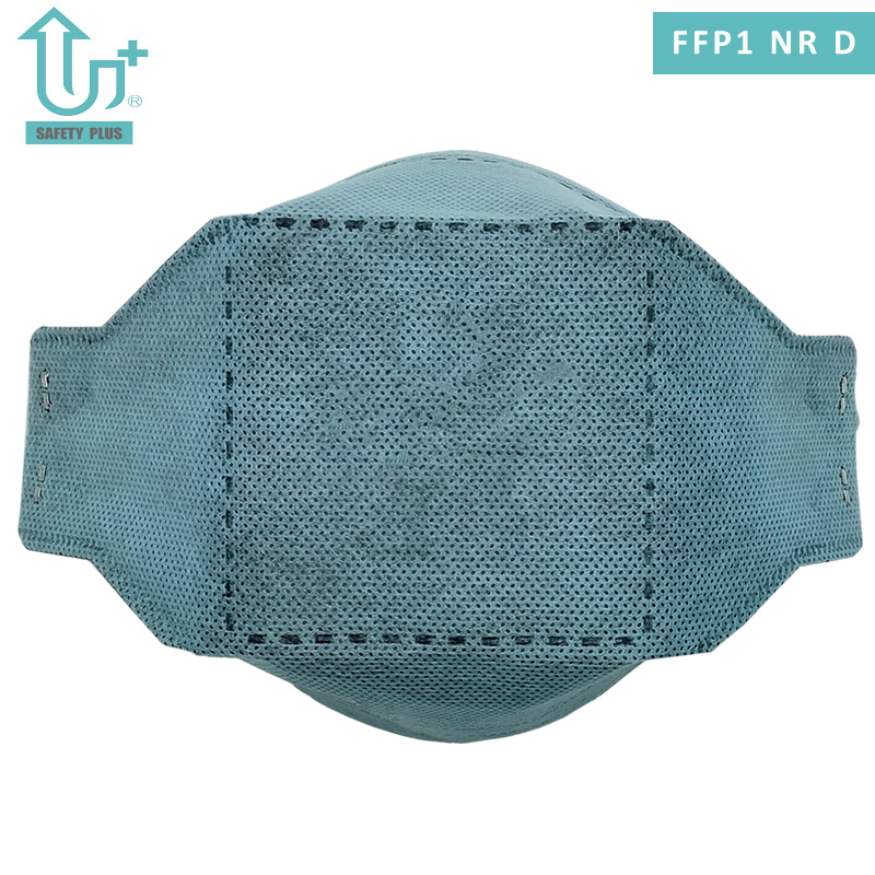 Warna-warni Nyaman Katun Statis FFP1 Nrd Filter Kelas Lipat Wajah Anti Partikulat Masker Debu OEM Respirator