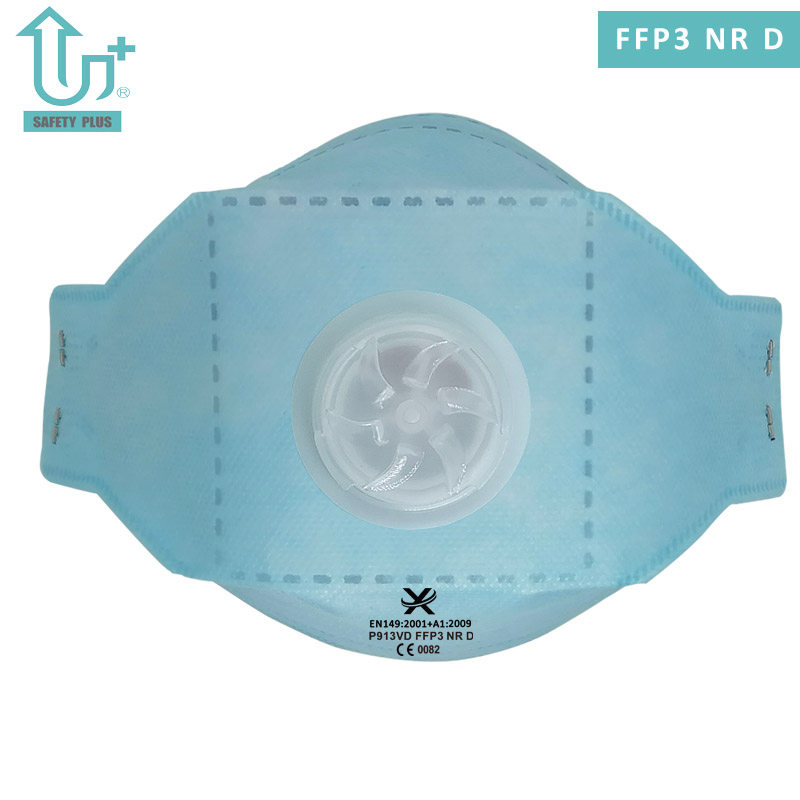 Peralatan Pelindung Pribadi Kelas Filter FFP3 Nrd Kualitas Senior Sekali Pakai Respirator Masker Wajah Debu