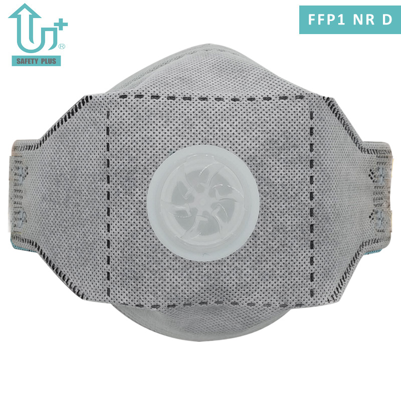 Kapas Statis FFP1 Nrd Filter Kelas Lipat Dewasa Anti Partikulat Keselamatan Masker Debu Respirator dengan Karbon Aktif