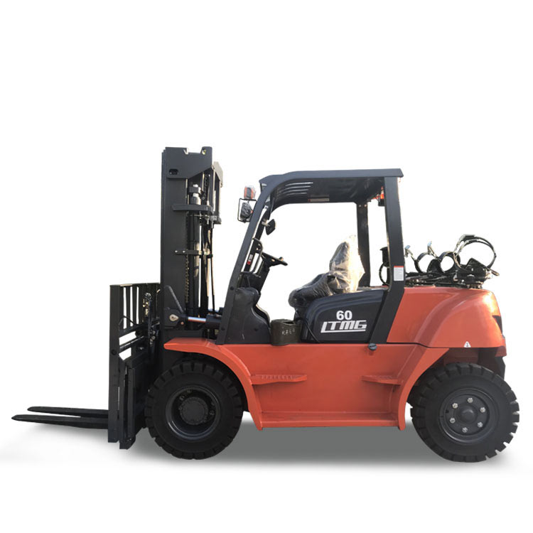 Forklift lpg baru LTMG 2022 6 ton dengan forklift propana bahan bakar ganda opsional