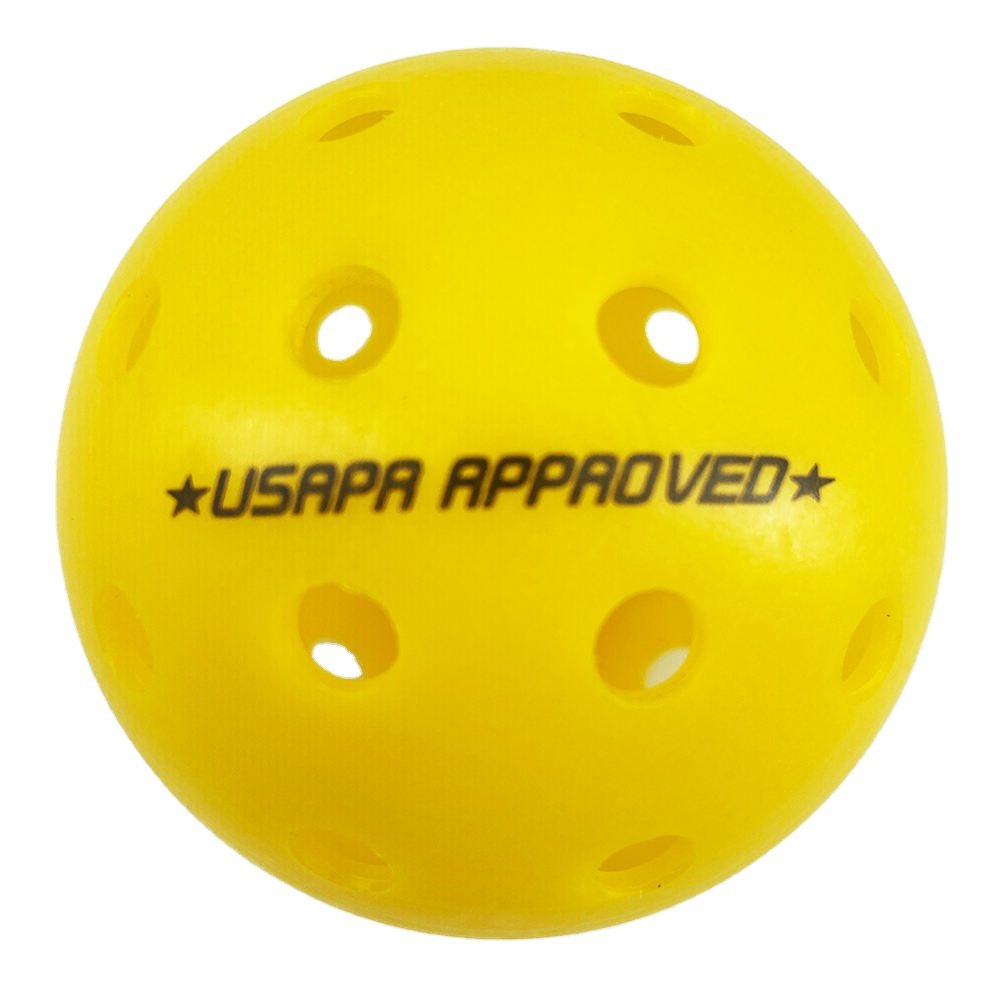 permukaan fiberglass pedal pickball, 4 bola