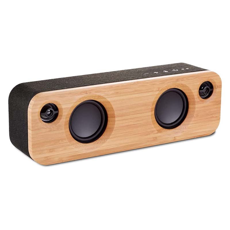 Speaker nirkabel Bluetooth berbahan bambu dan ramah lingkungan