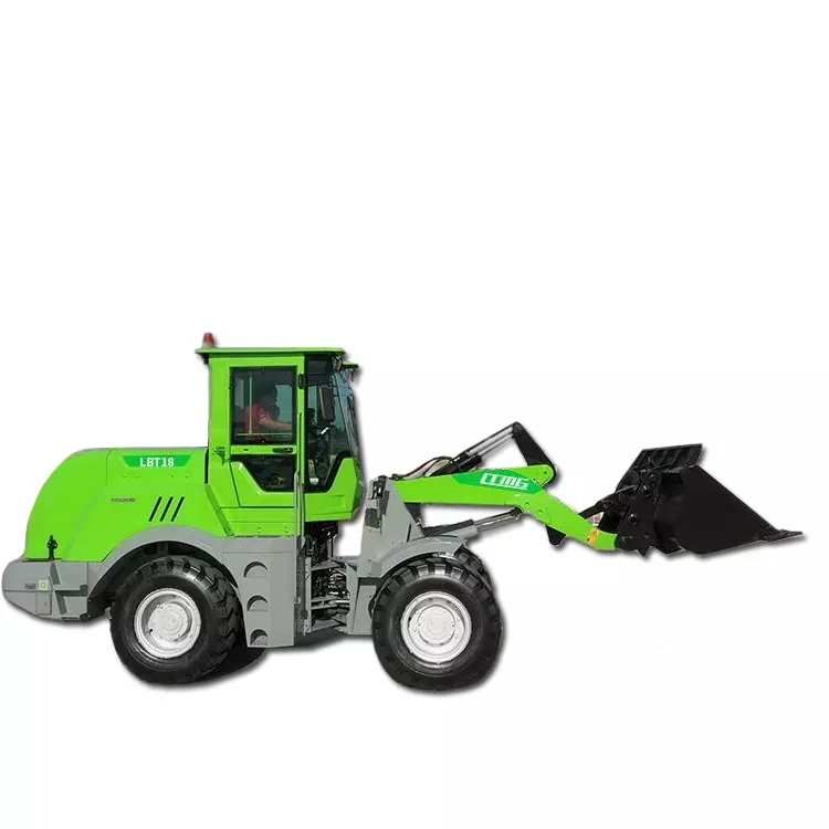 LTMG traktor listrik artikulasi kecil fleksibel 0,7 ton 1,8 ton 3 ton pemuat listrik