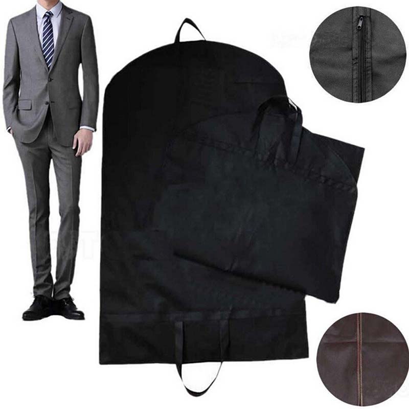 Kantong jas non-woven tas penyimpanan jas khusus untuk mencari penutup debu gaun tahan debu khusus