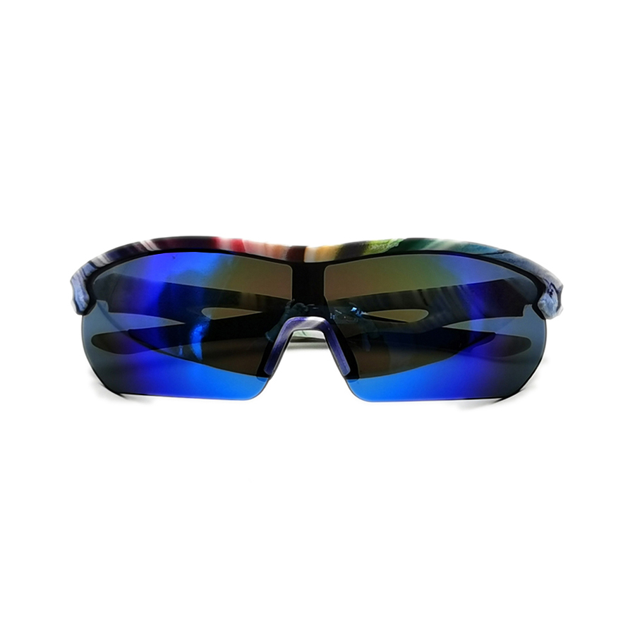 Kacamata Hitam Olahraga Ukuran Besar Bingkai Besar Pria Baru 2023 Kacamata Tahan Lama Lensa UV400 OEM Bersepeda Kustom