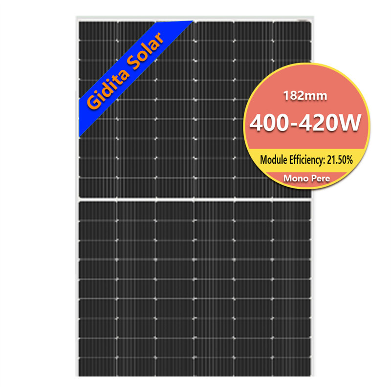Modul PV Setengah Sel Panel Surya Monokristalin 400W 410W 420W